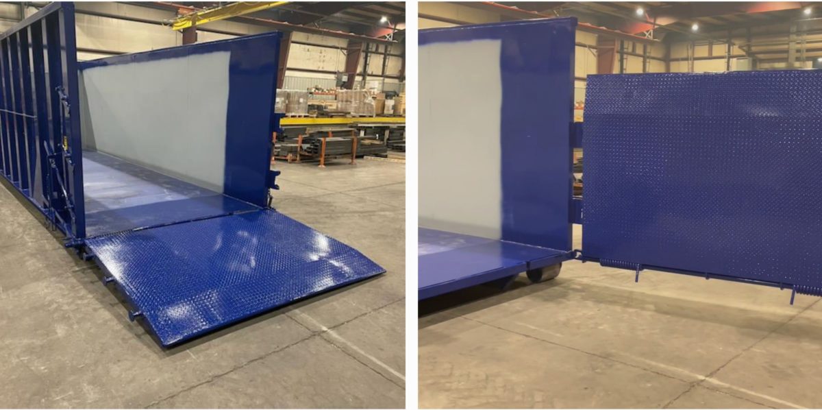 RAMP CONTAINERS Customized Roll Off Container